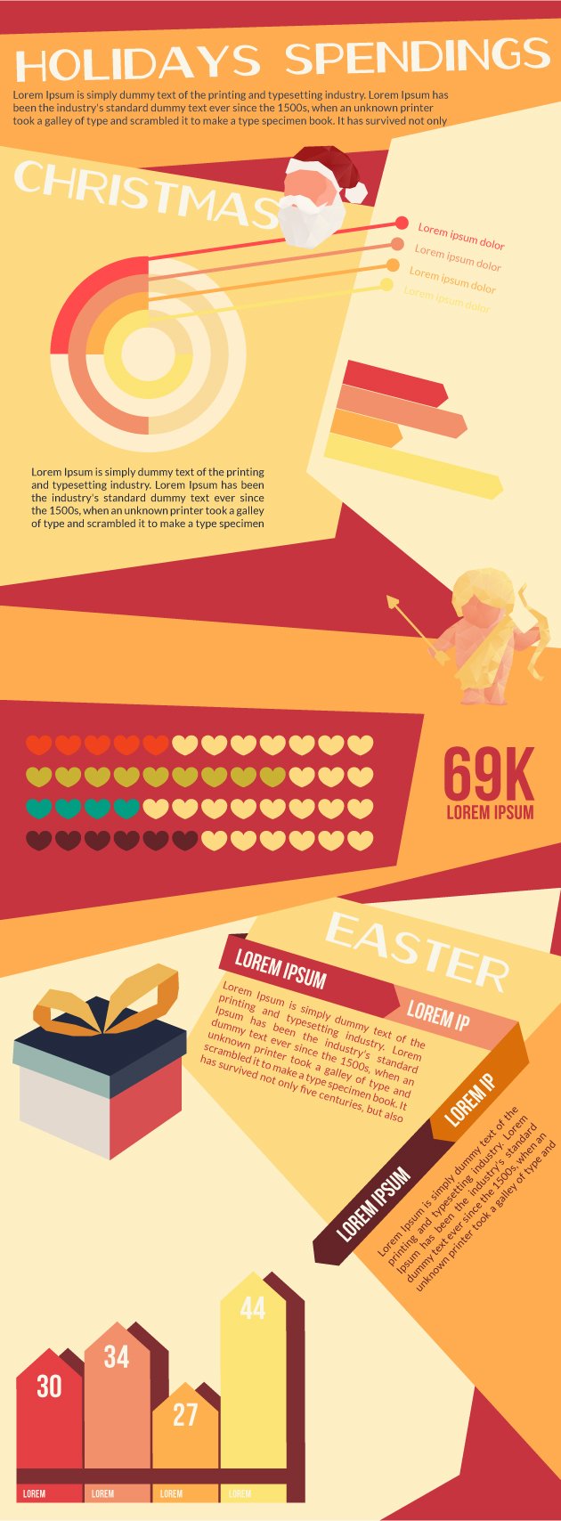 Holidays Vector Infographics 6