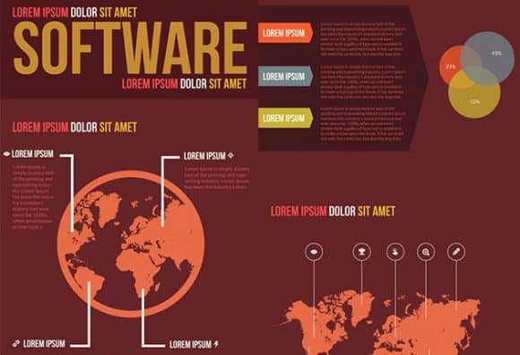 Software Vector Infographics 5