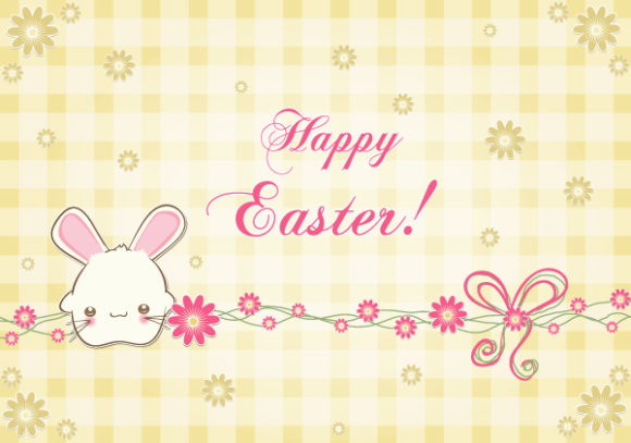 Animal Vector Graphic Easter Background Vector Illustration 1