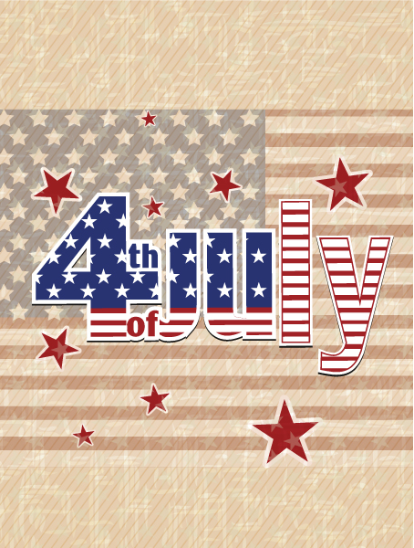 Astounding Independence Vector Illustration: Vector Illustration 4th Of July Independence Day Background 1