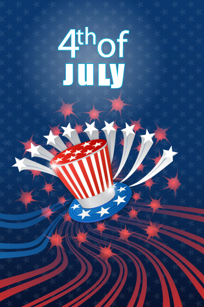 National, 4th Vector Design Vector 4th Of July Independence Day Background 1