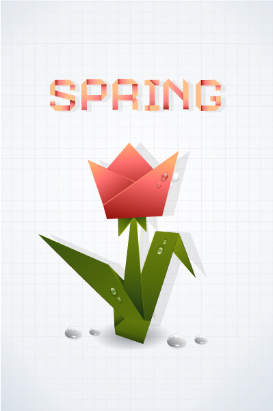spring background vector illustration 1