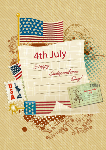 Day, Of Eps Vector Vector 4th Of July Independence Day Background 1
