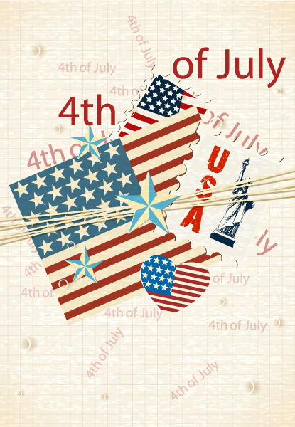 July Vector Artwork Vector 4th Of July Independence Day Background 1
