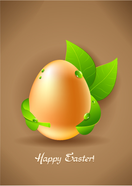 Egg Vector Image: Easter Background With Egg Vector Image Illustration 1