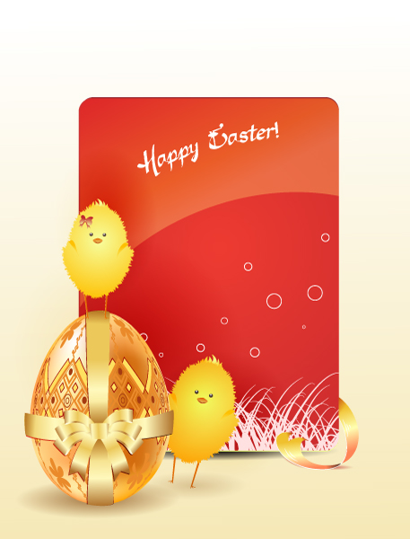 Abstract-2 Vector Graphic: Easter Background Vector Graphic Illustration 1