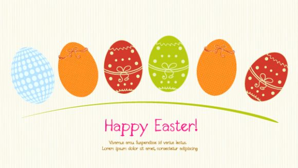 Special Abstract-2 Vector Graphic: Easter Background Vector Graphic Illustration 1