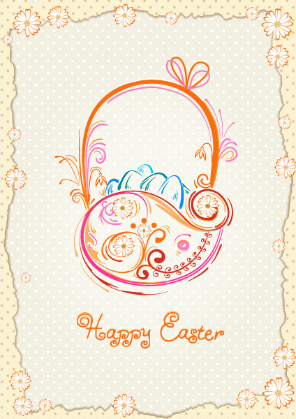 Of Vector Illustration: Basket Of Eggs Vector Illustration Illustration 1