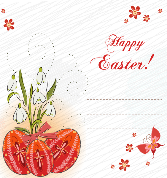 Colorful Vector Image: Spring Background Vector Image Illustration 1