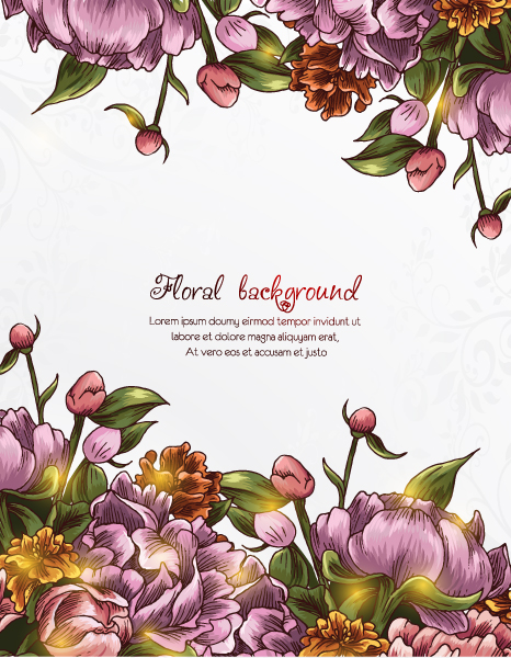 Stunning Illustration Vector Artwork: Floral Background Vector Artwork Illustration 1