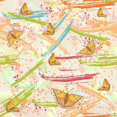 Multiply, Insect Vector Background Vector Colorful Pattern  Splashes 1