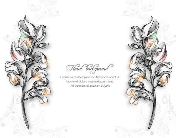Floral Eps Vector Floral Background Vector Illustration 1