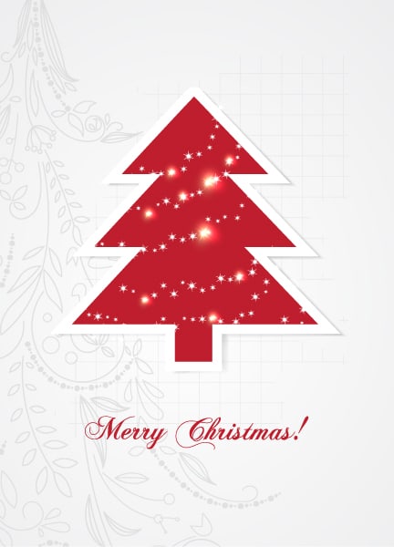Xmas, Fir, Christmas Vector Christmas Illustration  Christmas Tree 1