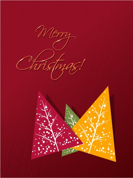 Exciting Frame Vector Background: Christmas Vector Background Illustration With Christmas Tree 1