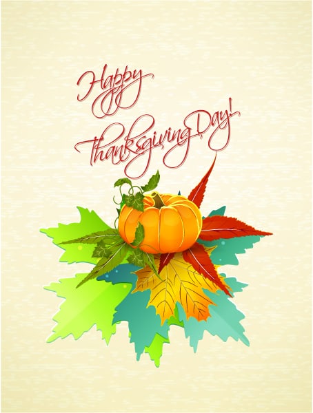 Gorgeous Thanksgiving Vector Graphic: Happy Thanksgiving Day Vector Graphic 1