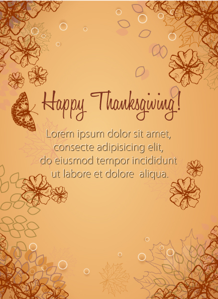 Thanksgiving Eps Vector Happy Thanksgiving Day Vector 1