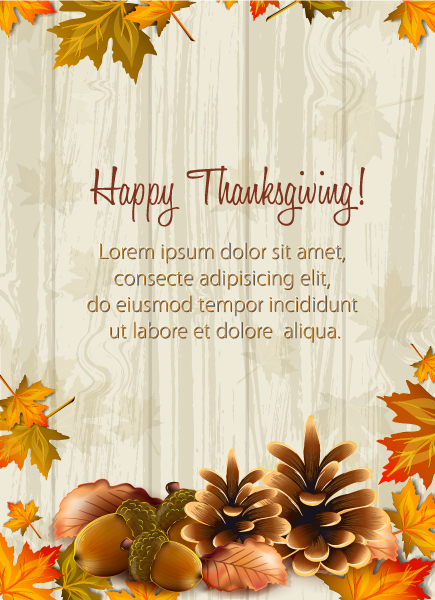 Thanksgiving Vector Graphic Happy Thanksgiving Day Vector 1