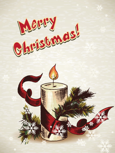 Stunning Christmas Vector Artwork: Christmas Vector Artwork Illustration With Santa 1