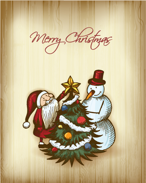 Stunning Illustration Vector Illustration: Christmas Vector Illustration Illustration With Christmas Tree 1