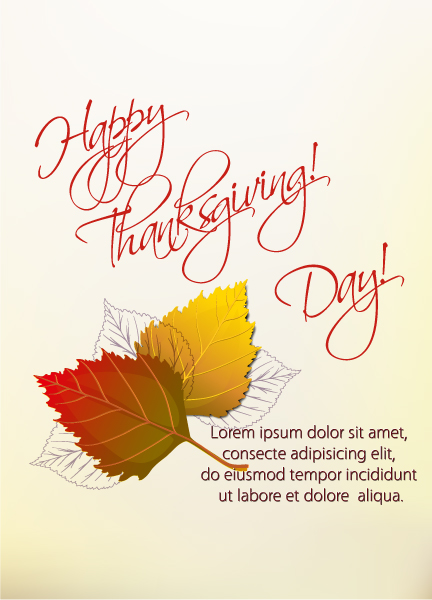 happy thanksgiving day vector 1