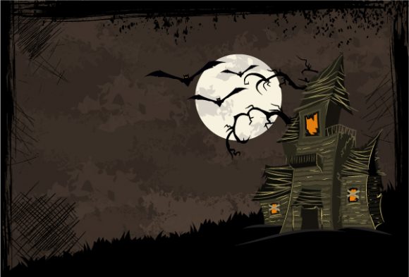 Best Holiday Vector Design: Halloween Background Vector Design Illustration 1