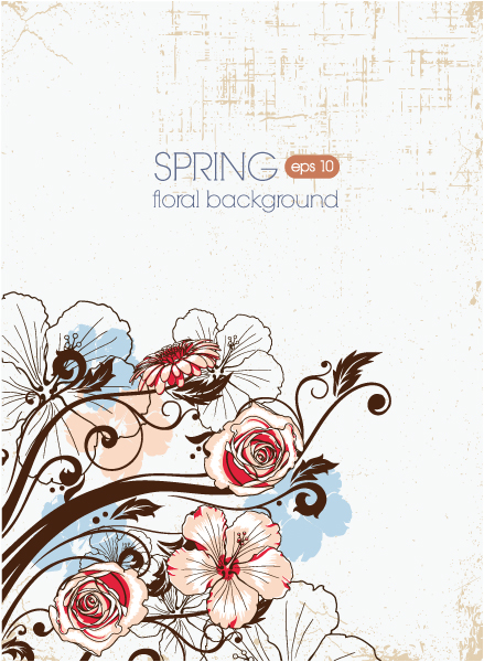 spring vector illustration 1