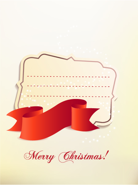 New Sticker Vector Illustration: Christmas Illustration With Sticker 1