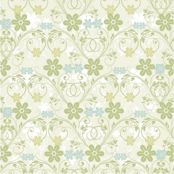 vector seamless floral background 1