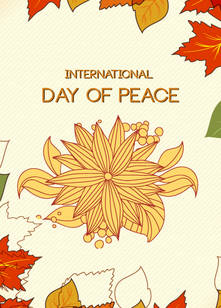 Buy Peace Vector Graphic: International Day Of Peace Vector Graphic 1