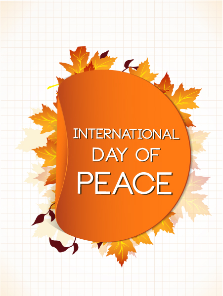Buy International Vector Background: International Day Of Peace Vector Background 1