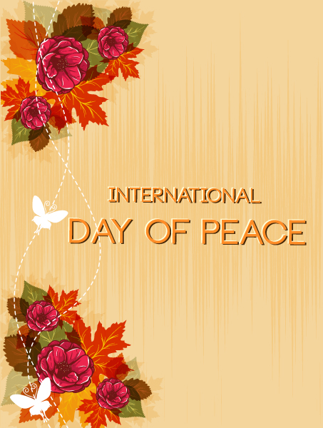 Insane Leaves Vector Background: International Day Of Peace Vector Background 1