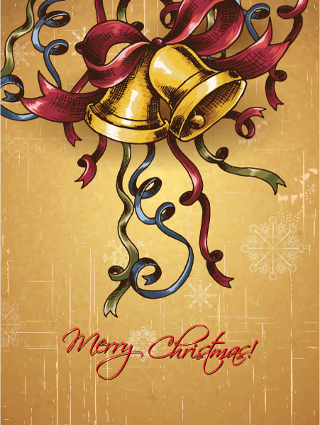 Lovely Abstract-2 Vector Artwork: Christmas Vector Artwork Illustration With Bells 1