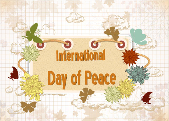Illustration Vector Background: International Day Of Peace Vector Background 1