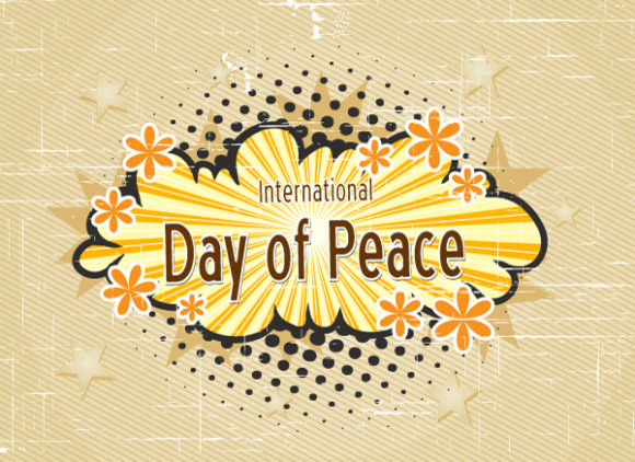 Exciting Of Vector Image: International Day Of Peace Vector Image 1