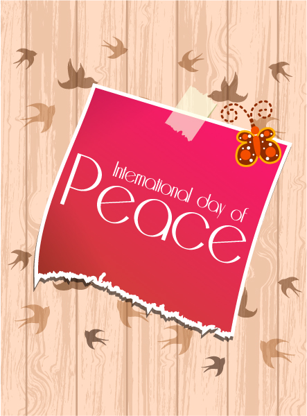 Day Vector Background International Day Of Peace Vector 1