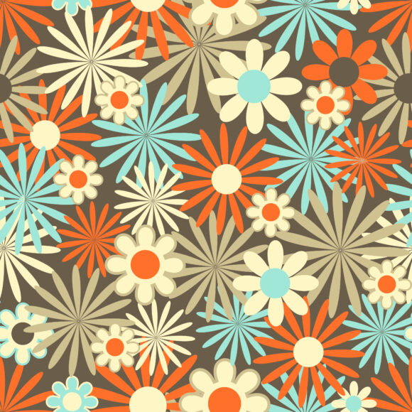Seamless Vector Vector Seamless Pattern  Floral 1