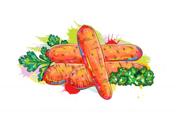 Grunge, Abstract-2, Rust Vector Art Vegetables  Grunge Vector  Illustration 1