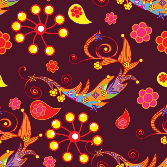 Pattern Vector Vector Seamless Pattern  Floral 1