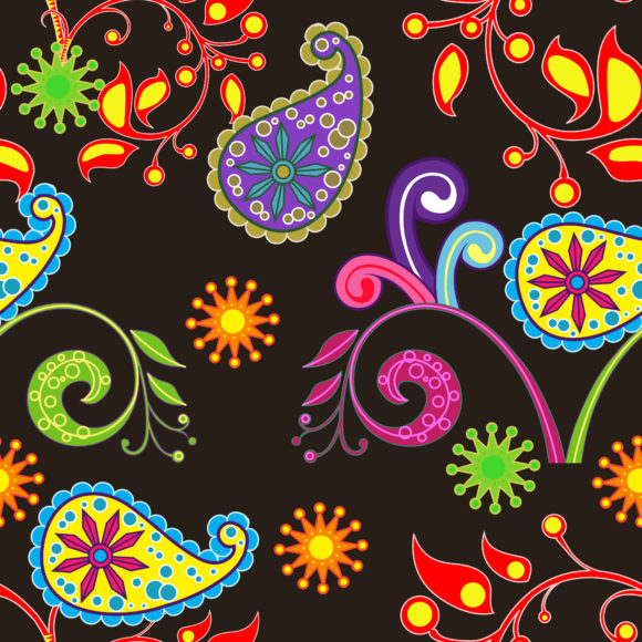 Pattern Vector Image Vector Seamless Pattern  Floral 1