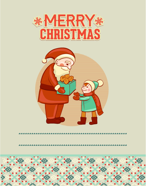 Christmas Vector Design Christmas Vector Illustration Santa 1