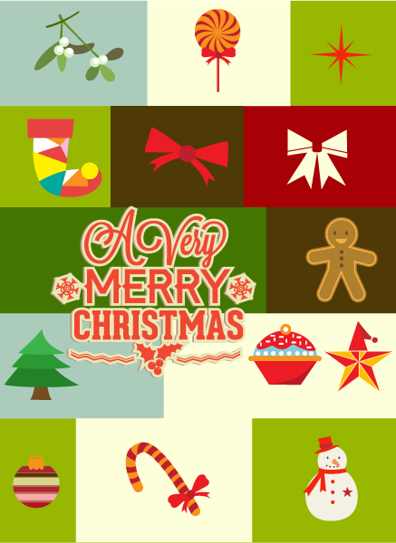 Stunning Globe, Eps Vector: Christmas Eps Vector Illustration With Ribbon, Santa, Snowman, Tree, Globe, Sock, Star, Candy 1