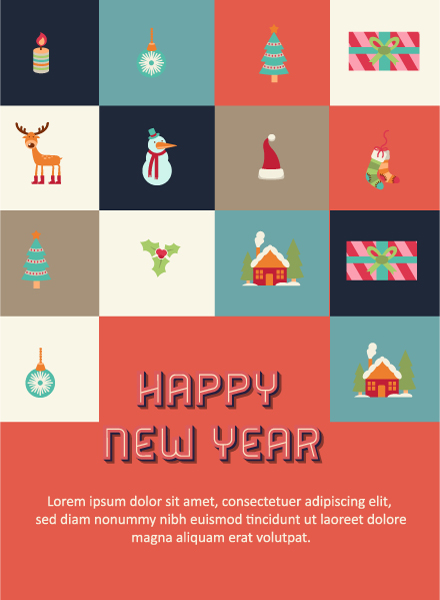 Vector, Candles Eps Vector Happy New Year  Vector Illustration 1