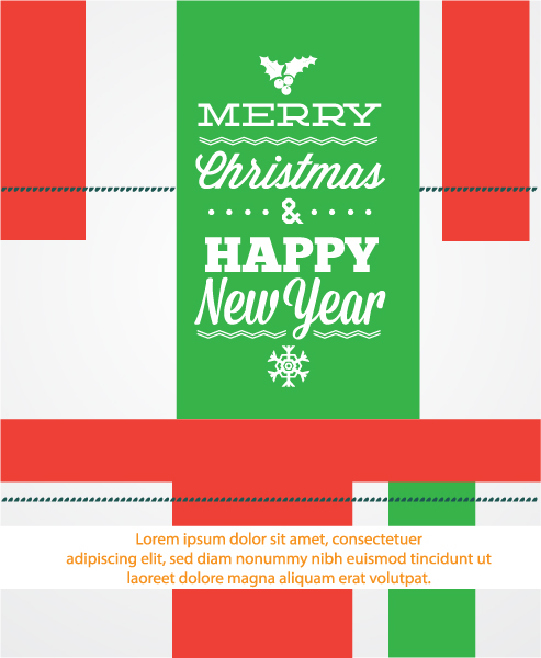 Illustration Vector Background: Happy New Year  Vector Background Illustration 1