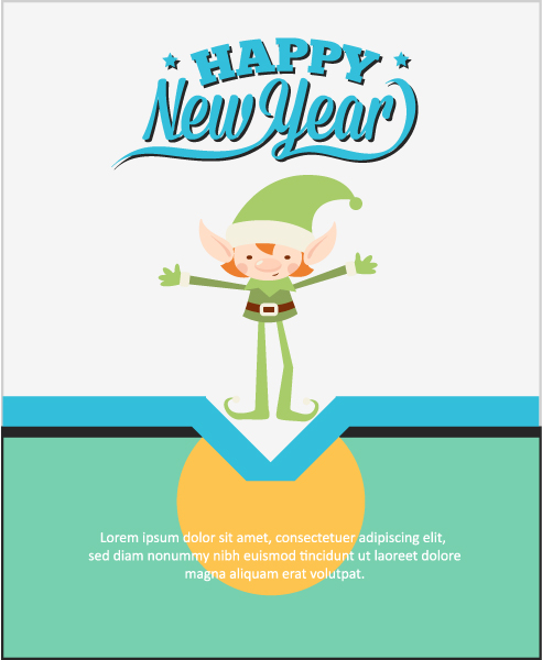 New, Holiday, Vector Eps Vector Happy New Year  Vector Illustration 1