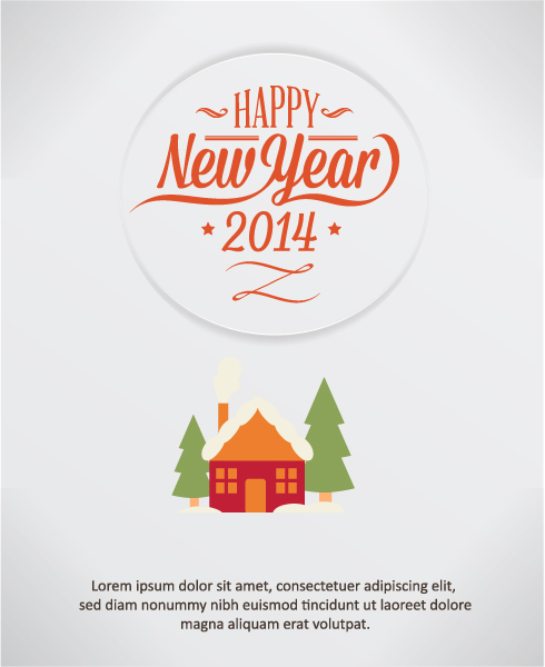 Surprising Card Vector Illustration: Happy New Year  Vector Illustration Illustration 1
