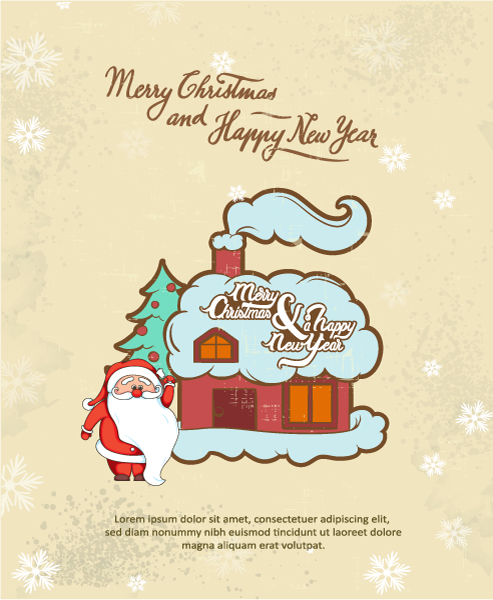 Buy Globe Vector Design: Christmas Vector Design Illustration With Santa 1