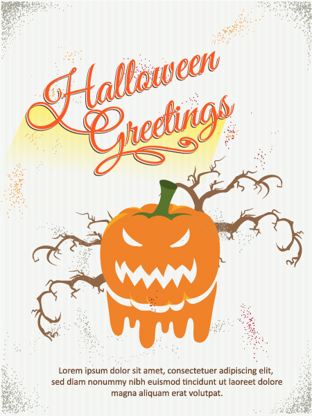 Best Halloween Vector Graphic: Halloween Vector Graphic Illustration  With Zombies 1