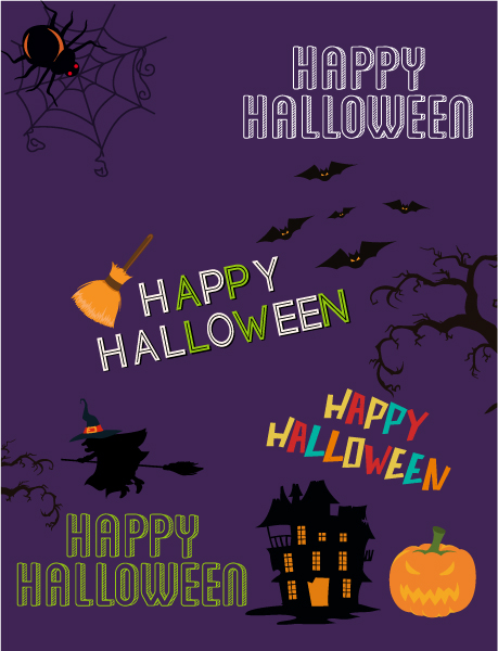 Vector, Illustration, Halloween, Pumpkin, Vector Art Halloween Vector Illustration   Witch, Pumpkin, Broom 1