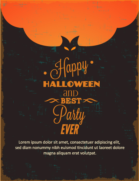 Halloween, Illustration Vector Art Halloween Vector Illustration  Bat 1