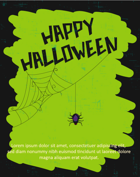 Vector Vector Image Halloween Vector Illustration  Spider 1